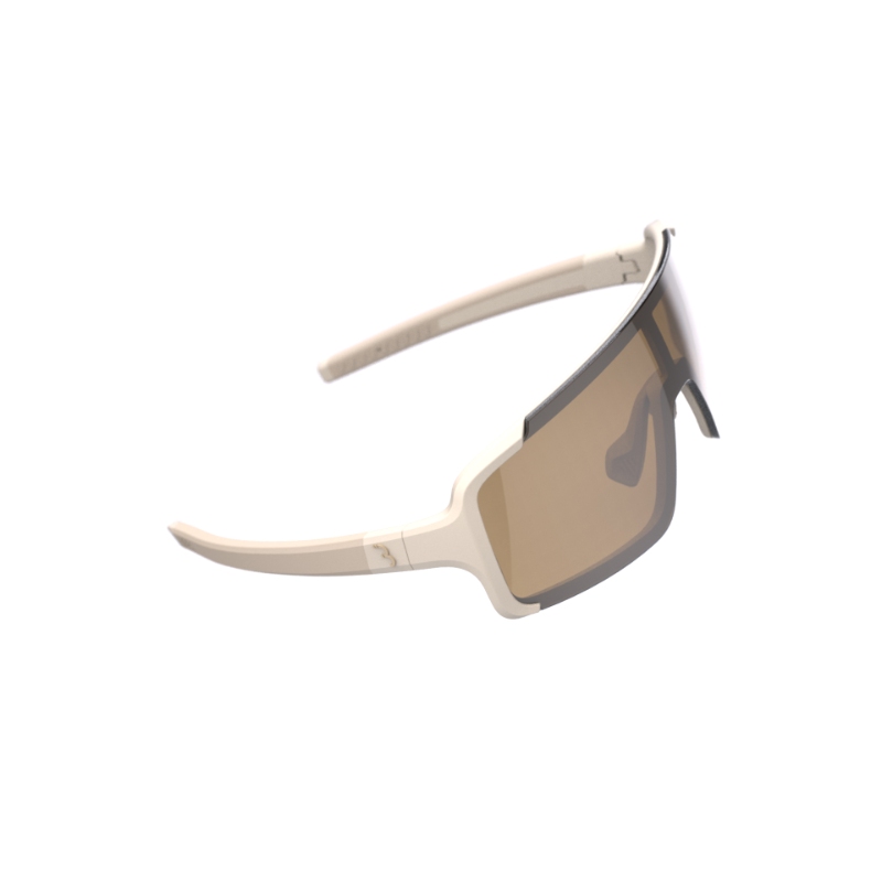 Solbrille BBB Chester narrow matt almond smoke flash morror linse BSG-73