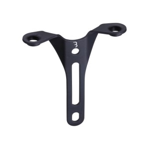 Beslag BBB Co2Hold (sort), holder til 2 stk. CO2 patroner. Montering mellem stel og flaskeholder. Vægt: 11 g.