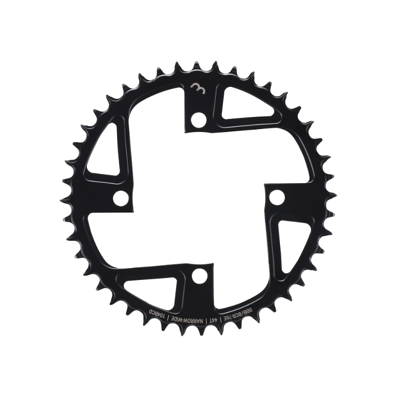 Klinge BBB E-bikeGear NarrowWide (sort). 44T Ø104 hærdet stål,1-12 speed BCR-76E
