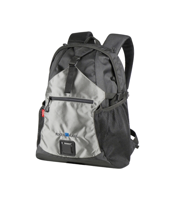 Rygsæk KLICKFIX Freepack Sport Sort/sølv 30x20x40cm 1200g 24L Kan rumme A4 mappe max5kg0276S