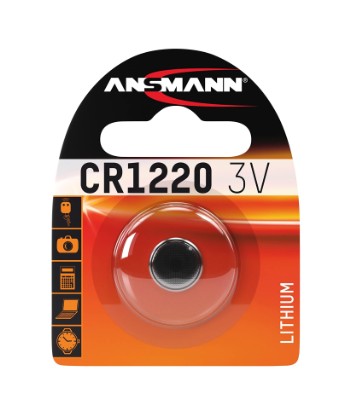 Element / Batteri ANSMANN (10) CR1220 3V (1 stk. blister) Lithium