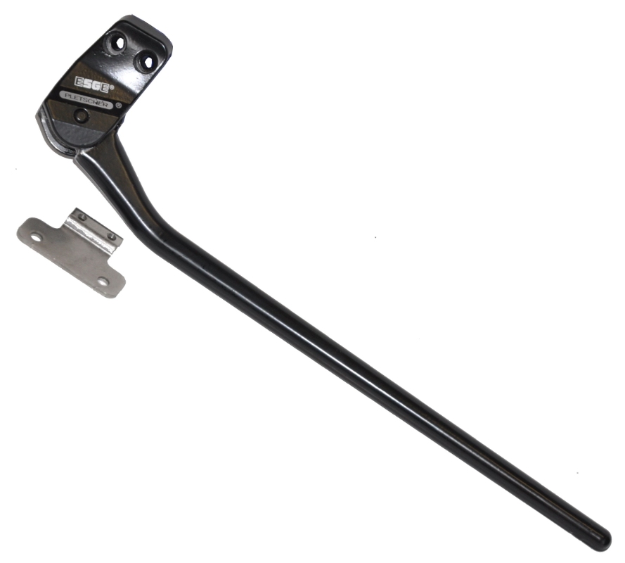 Støtteben ESGE bagstel 28 sort 40/18mm hul afst.(50)