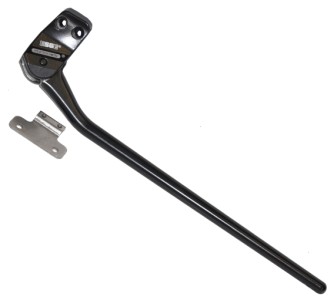 Støtteben ESGE bagstel 28 sort 40/18mm hul afst.(50)