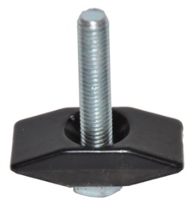 Beslag ESGE støtteben Sort bred m. sekskant bolt (10)