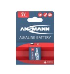 Element / Batteri ANSMANN (10) 6LF22 9V (1 stk. blister) Alkaline