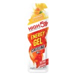High5 Energy Gel Plus 40gr (32 ml) Orange Plus 20 stk, m. koffein Bedst før 01-07-2022