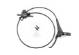 Hydraulisk bagbremse (sort) fra Tektro. Ø5x1450mm bremseslang, leveres samlet. Højre greb (2-finger) med reach.