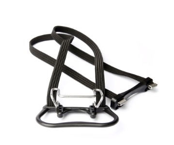 Bagagestrop Widek Sort tekstil/gummi m.metalkrog(12)