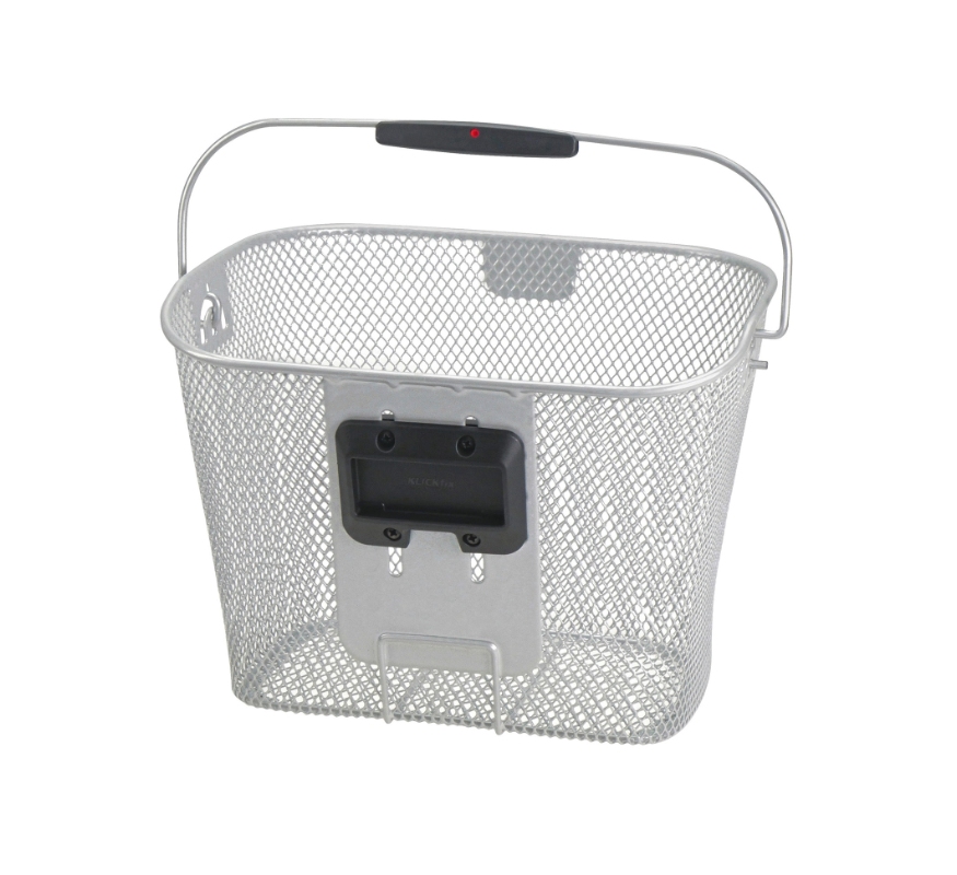 Kurv KLICKFIX Uni Sølv Net Front 35x26x25cm 16L Max 7kg 0397KSI(10)