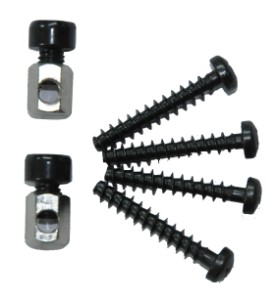 Klemskrue KLICKFIX 2 stk. til wire+skruer t. beslag. Til KF810/811/818/819