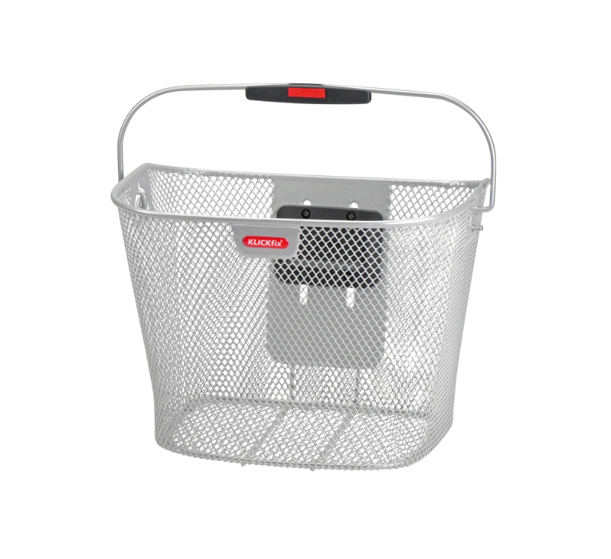 Kurv KLICKFIX Uni Sølv Net Front 35x26x25cm 16L Max 7kg 0397KSI(10)