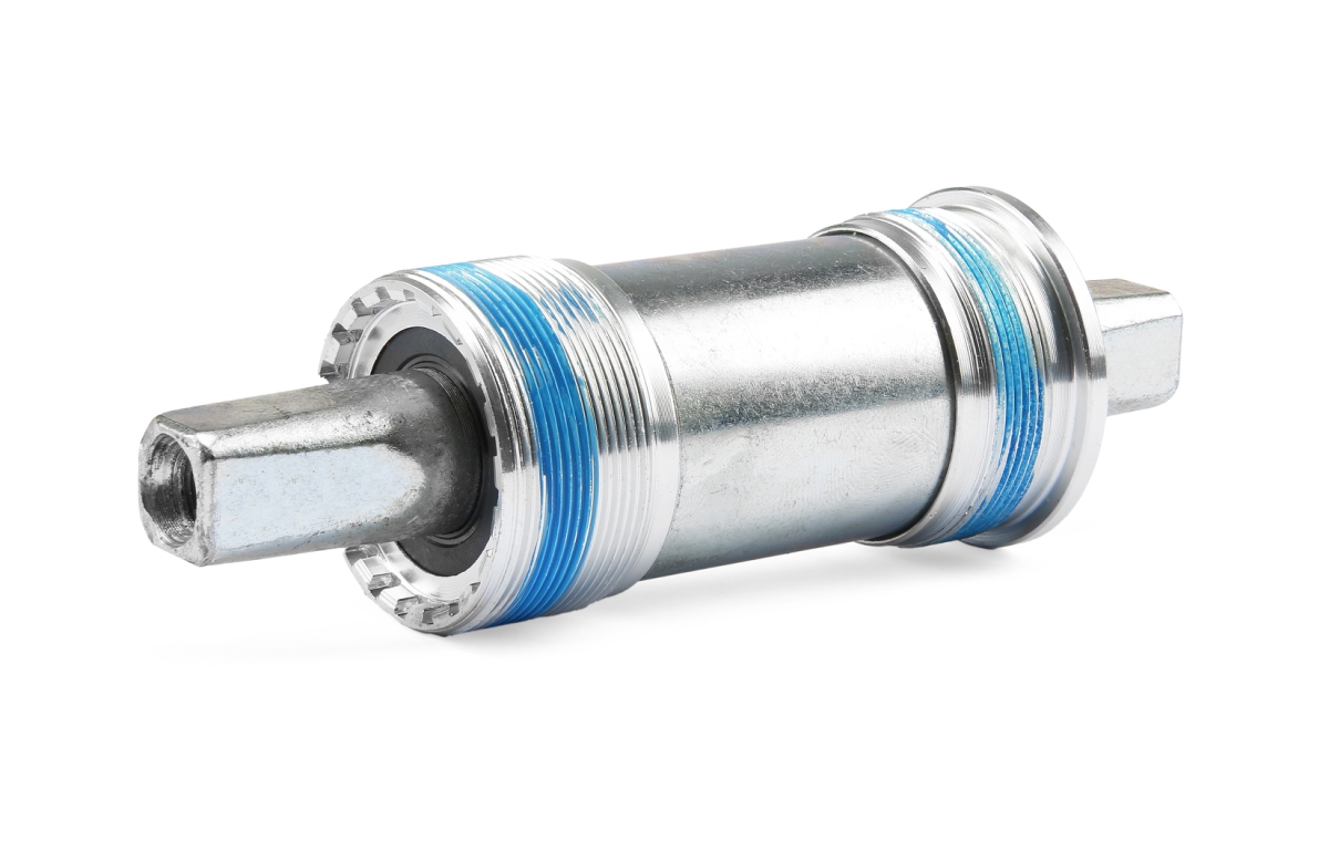 Krankboks Bikepartner 115 mm BSA stål/alu.  Krankboksbredde: 68 mm. Dobbelt forseglet  mekanisme & lejer. Gevind: BC1.37