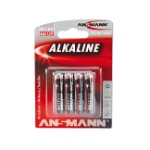 Element / Batteri ANSMANN  LR03/AAA (4 stk. Blister) Alkaline
