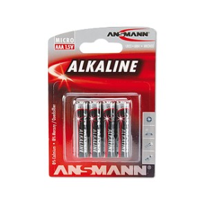 Element / Batteri ANSMANN  LR03/AAA (4 stk. Blister) Alkaline