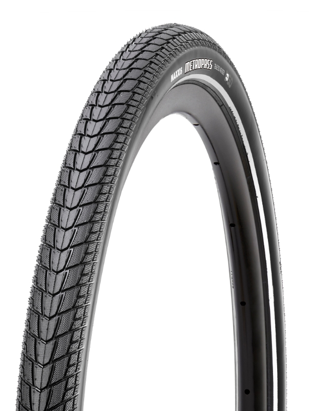 Dæk MAXXIS METROPASS PRO URBAN 700X50 ETRTO: 50-622 60X2 TPI 4S, RI+REF E-50 VÆGT: 1104 G