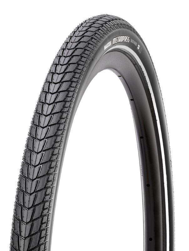 Dæk MAXXIS METROPASS PRO URBAN E-BIKE 700X55 ETRTO: 56-622 60X2 TPI 4S, RI+REF E-50 VÆGT: 1234 G