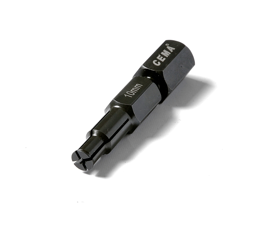 Værktøjskuffert CEMA kugleleje udtrækker sæt 9x adpater  4-25 mm