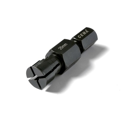 Værktøjskuffert CEMA kugleleje udtrækker sæt 9x adpater  4-25 mm