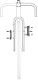 Taske KLICKFIX Fork Waterproof 15x12x28 cm. Incl. Duo adapter. 4 L, 450 g, 3 kg max.