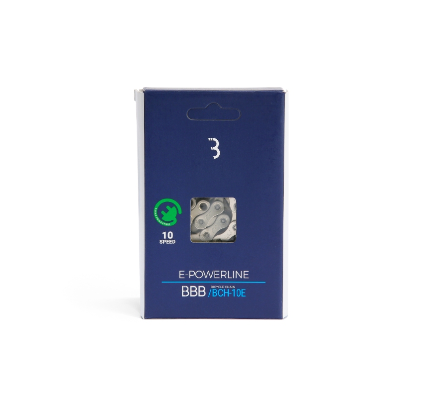 Kæde BBB E-POWERLINE 10 æske Sølv 10 speed E-bike 136L BCH-10E inkl.samleled (10/50)
