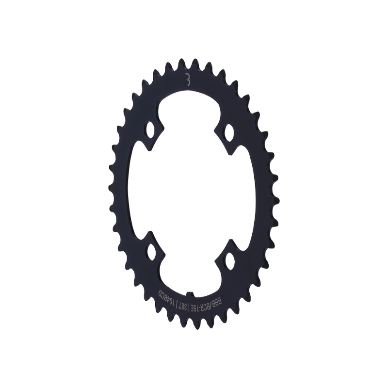 Klinge BBB E-bikeGear (sort).  38T Ø104 stål,1-12 speed BCR-75E