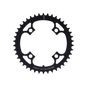 Klinge BBB E-bikeGear (sort). 42T Ø104 stål,1-12 speed BCR-75E