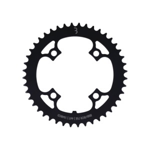 Klinge BBB E-bikeGear (sort). 44T Ø104 stål,1-12 speed BCR-75E