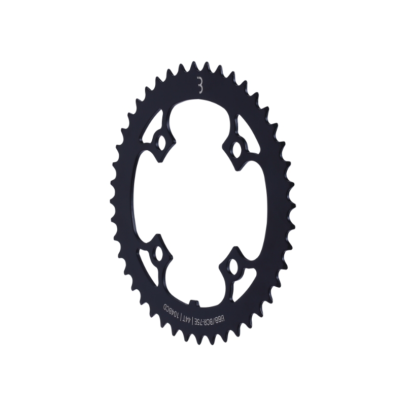 Klinge BBB E-bikeGear (sort). 44T Ø104 stål,1-12 speed BCR-75E