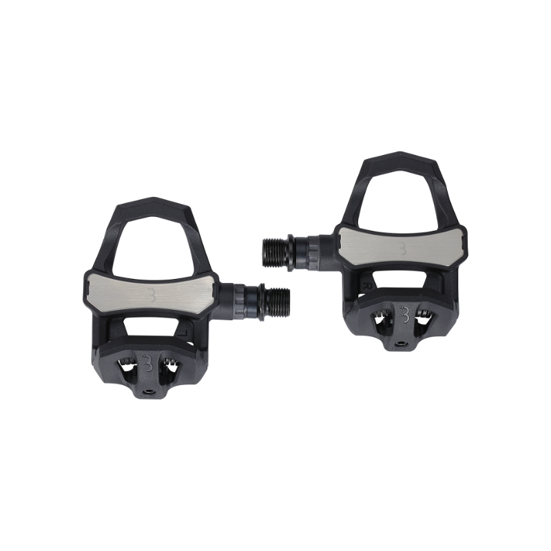 Pedal BBB Rebel matsort Keo incl. røde klamper 9/16 BPD-51