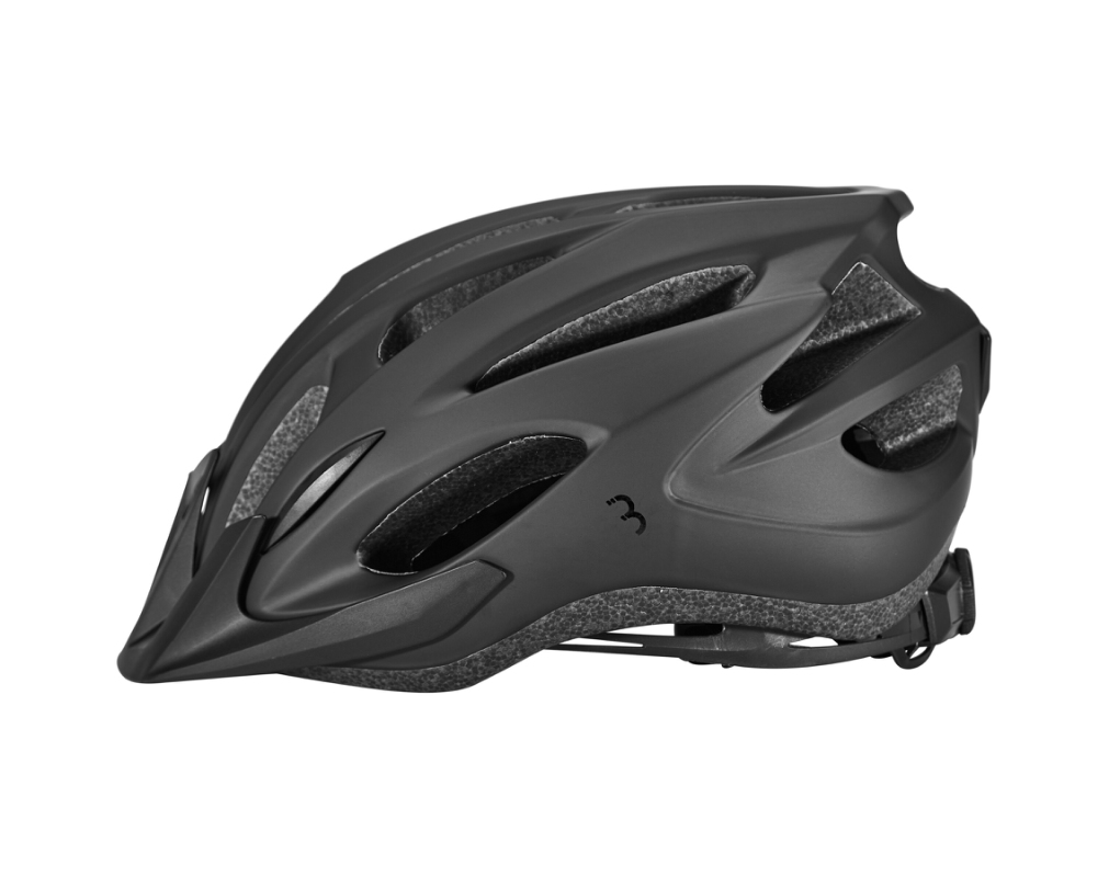 Hjelm BBB Condor (matsort) str. 54-58 cm (M). Aftageligt visir og enhåndsbetjent Easy TwistClose justeringssystem m.m.