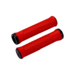 BBB Python håndtagssæt (rød) Håndtagene er 142 mm lange og monteres med skrue. Overflade med hexagon-mønster sikre optimalt greb.