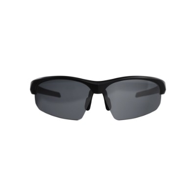 Sportsbrille (solbrille) BBB Impress Matsort stel med røgfarvet, klar & gul linse. MLC 9 lags linse og hi-impact stel