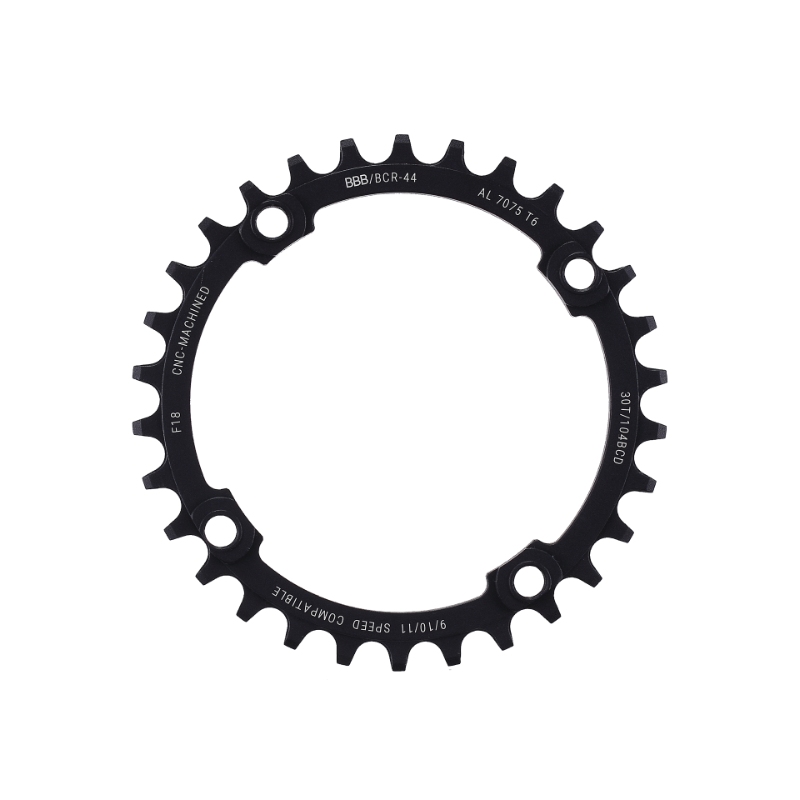 BBB MTBGear Narrow wide klinge 30T til 1x9/10/11 Speed, ø104 4hul CNC BCR-44