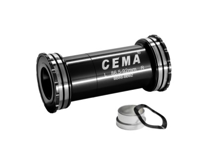 Cema Krankboks  BB86-BB92, Ø22/24mm spindel. Sram GXP, Interlock, diameter 41 mm. Lejer i rustfrit stål. Rammebredde: 86,5 & 92 mm.