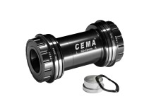 Cema Krankboks Pressfit PF30 Ø22-24 spindel Shimano/Sram GXP., Diameter 46mm. Rustfri stål lejer,  interlock. 68/73 mm.