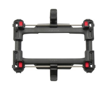Klickfix UniKlip 2 adapter. Passer på næsten alle bagagebærer, 9-16 cm og  ø 10-16 mm. Maks. belastning: 10 kg