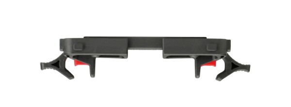 Klickfix UniKlip 2 adapter. Passer på næsten alle bagagebærer, 9-16 cm og  ø 10-16 mm. Maks. belastning: 10 kg