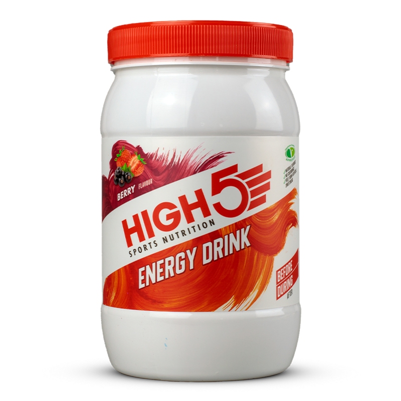High5 Energy Drink med smag af bær. Dåse med 1 kg.