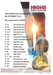 Plakat HIGH5 2018 EVENT OVERSIGT (gadesælger) 50x70cm