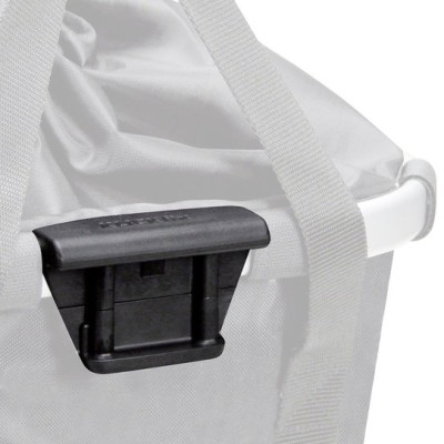 Reisenthel taske til Klickfix styr-adapter system. Sort med hvide prik, str. 35x28x26 cm, vægt 800 gr , volume 15L , bæreevne 5 kg max.