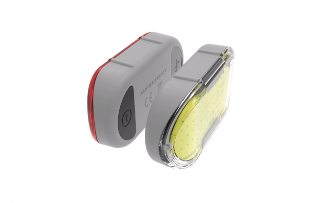 Lygtesæt Reelight GEM Light, vandtæt 6 Funktioner, op til 160/75 lumen, USB-C Genopladelig 700mAh, op til  72 timer v. 15 lumen