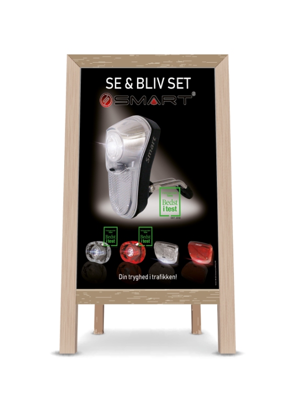 Plakat SMART 2018/2019 (gadesælger) 50x70cm BEDST I TEST TÆNK